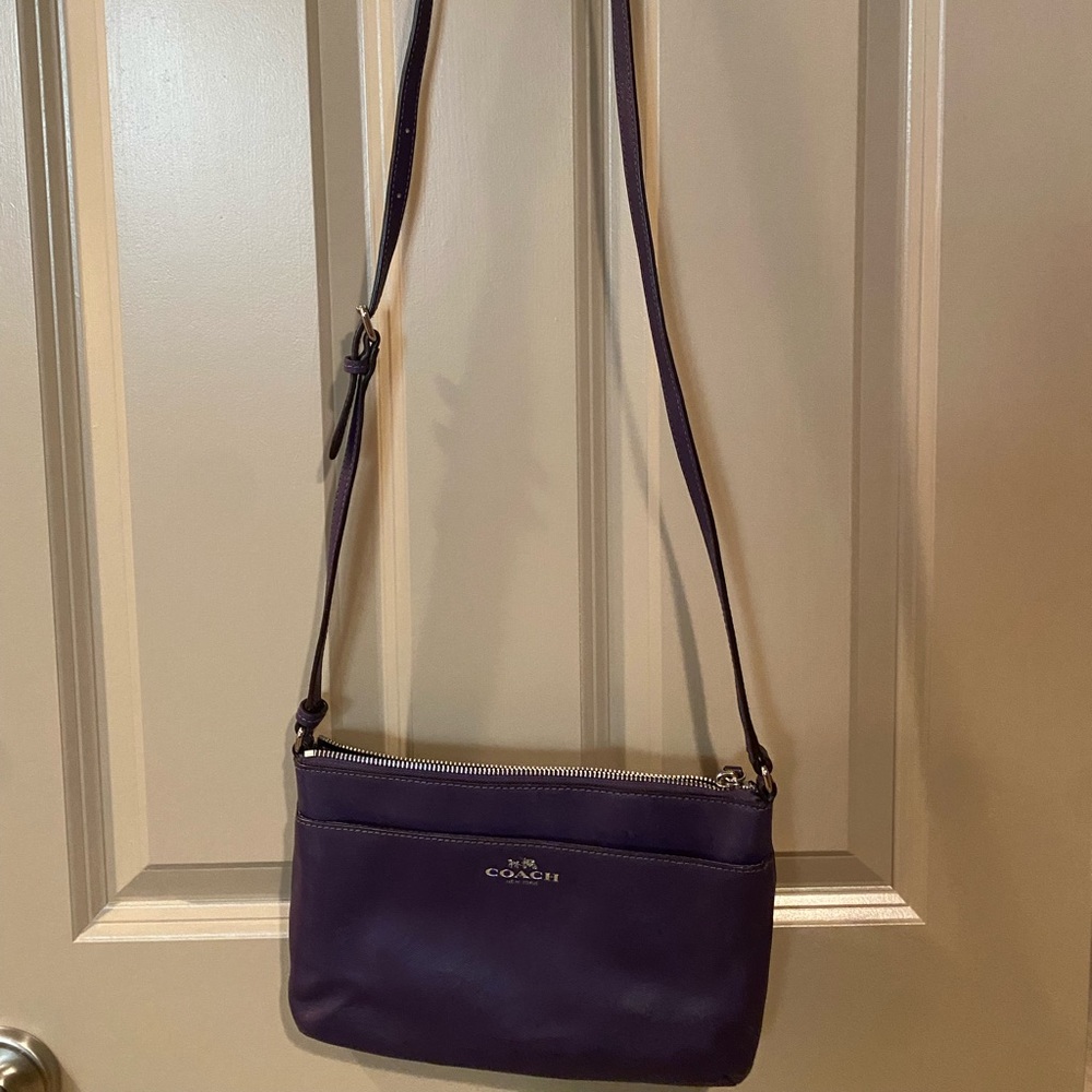 Purple Coach Crossbody